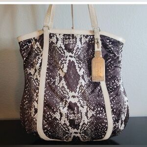 Henri Bendel Snake Print Handbag